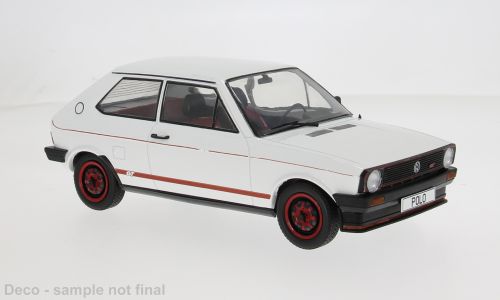 1:18 MCG - VW Polo I GT, weiss/rot, 1979 1:18 MCG - VW Polo I GT, weiss/rot, 1979