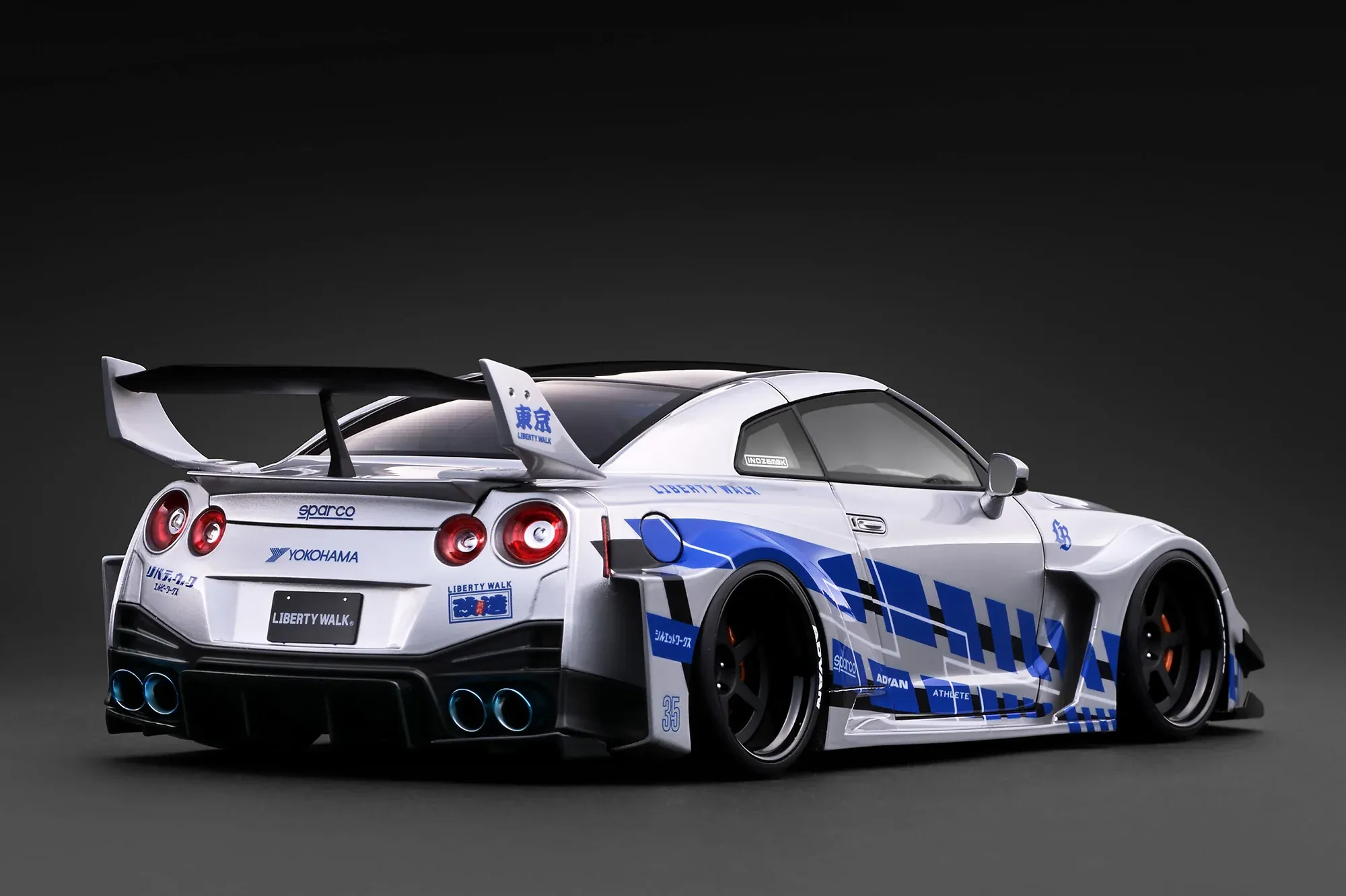 1:18 Ignition - LB-Silhouette Works GT Nissan 35GT-RR, silver