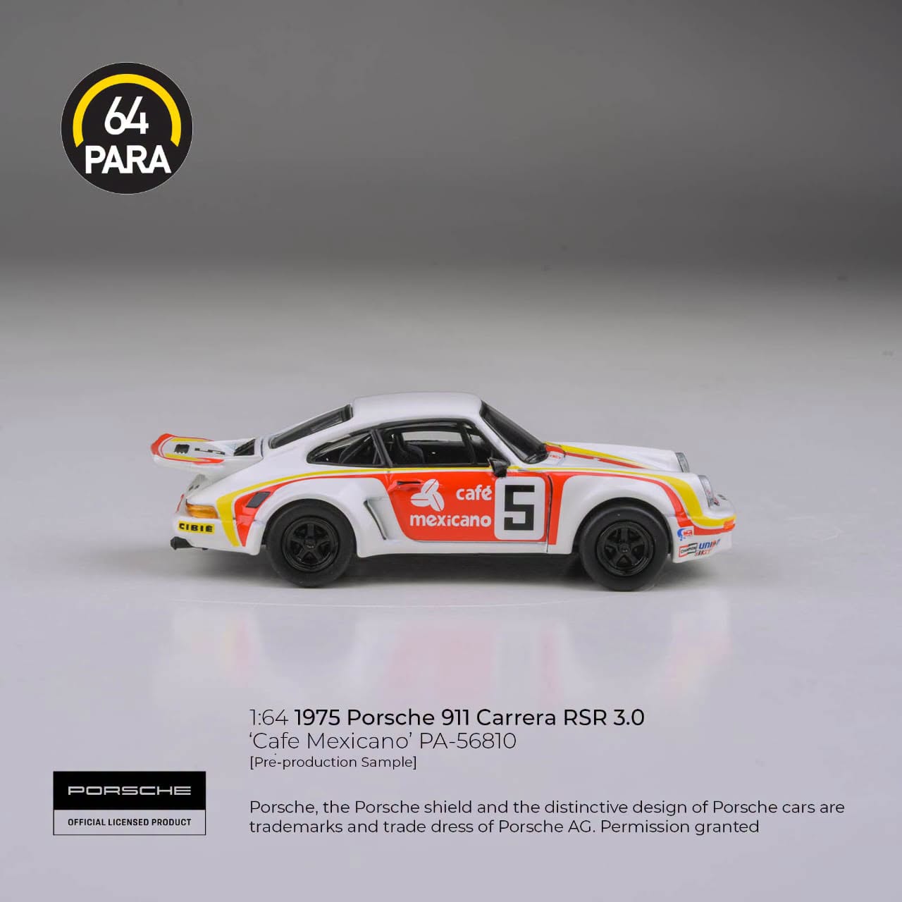 1:64 Para64 - 1975 Porsche 911 3.0 RSR *Café Mexicano*