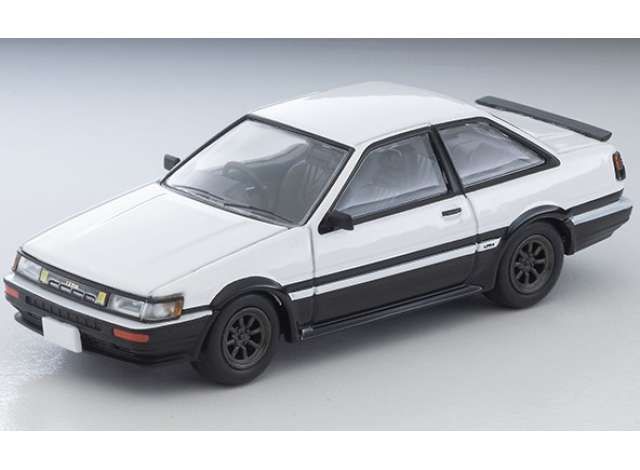 1:64 Tomica Limited Vintage - Toyota Corolla Levin Watanabe Rims, white/black 1:64 Tomica Limited Vintage - Toyota Corolla Levin Watanabe Rims, white/black