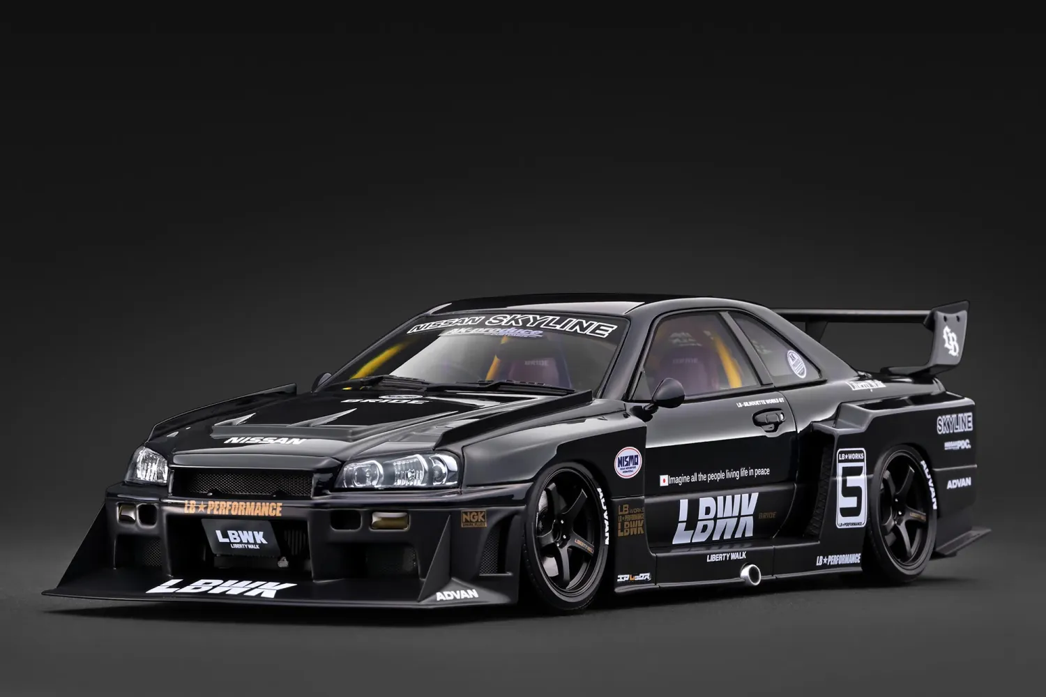 1:18 Ignition - LB-Super Silhouette Skyline, black