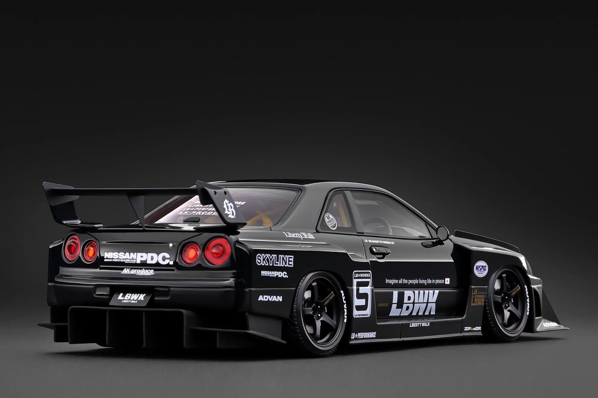 1:18 Ignition - LB-Super Silhouette Skyline, black