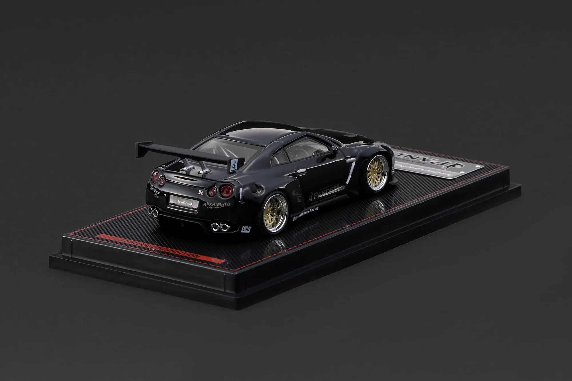 1:64 Ignition - Pandem R35 GT-R, black metallic