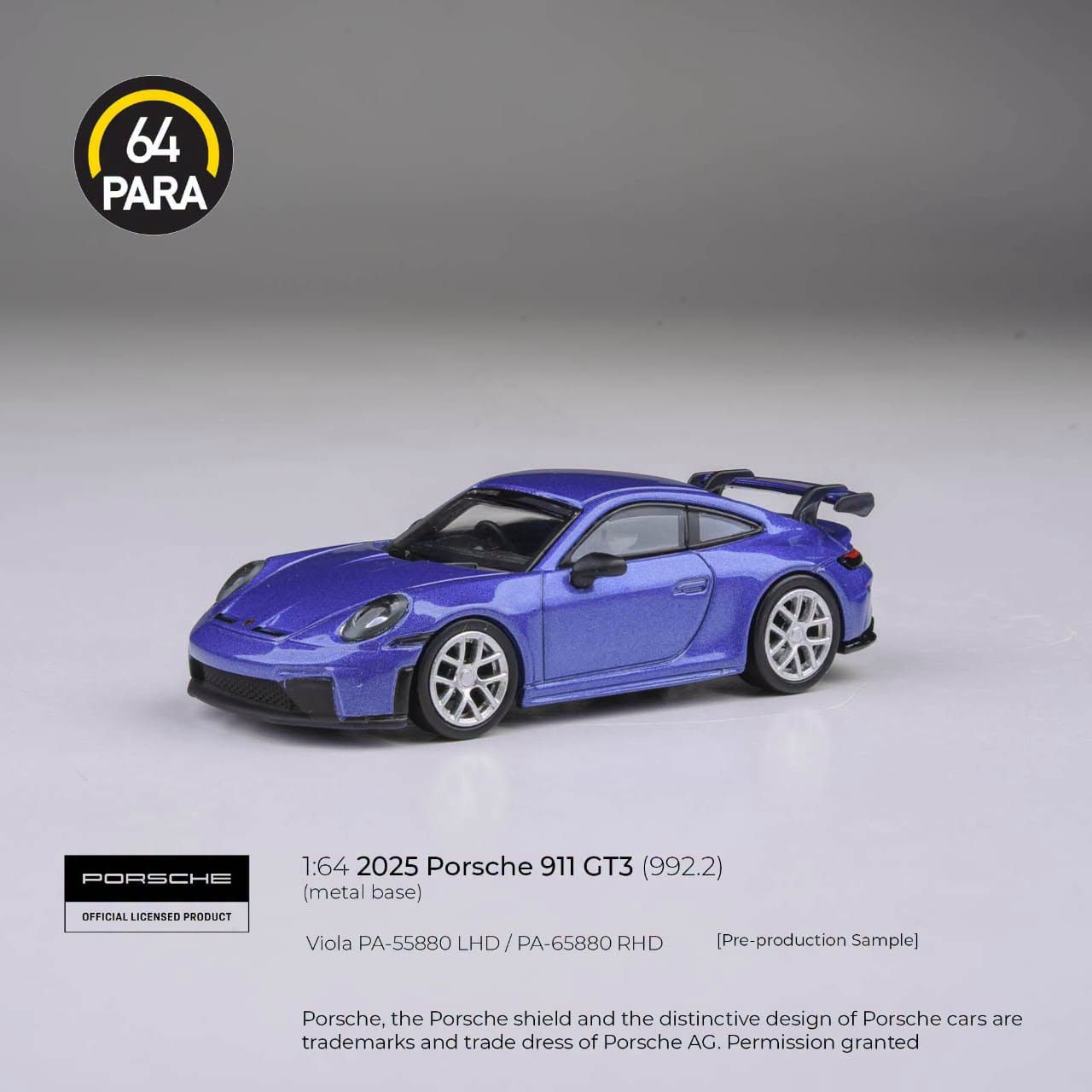 1:64 Para64 - 2025 Porsche 911 GT3 (992.2), viola