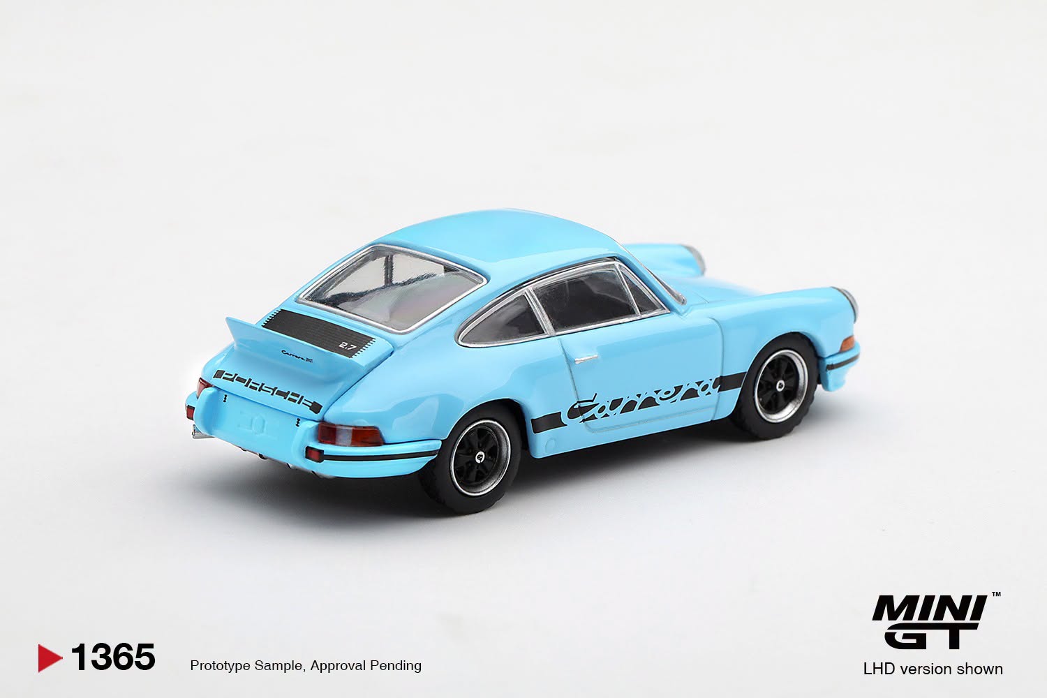 1:64 Mini GT - 1973 Porsche 911 (911) Carrera RS 2.7, gulf blue *Blister packaging*