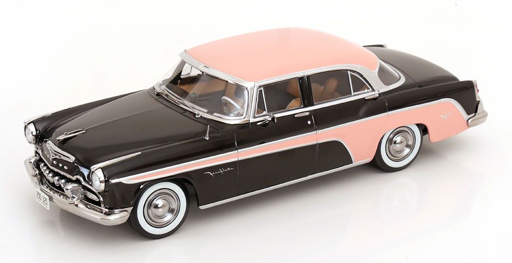 1:18 KK Scale - DeSoto Fireflite Sedan 1955 schwarz/pink
