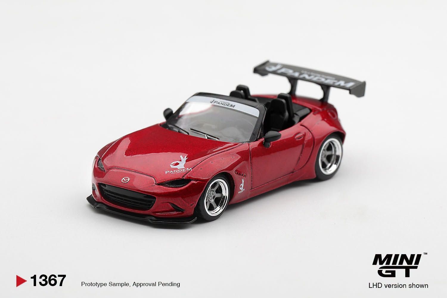 1:64 Mini GT - 2015 Mazda MX-5 (ND) Pandem Kodo, red *Blister packaging*