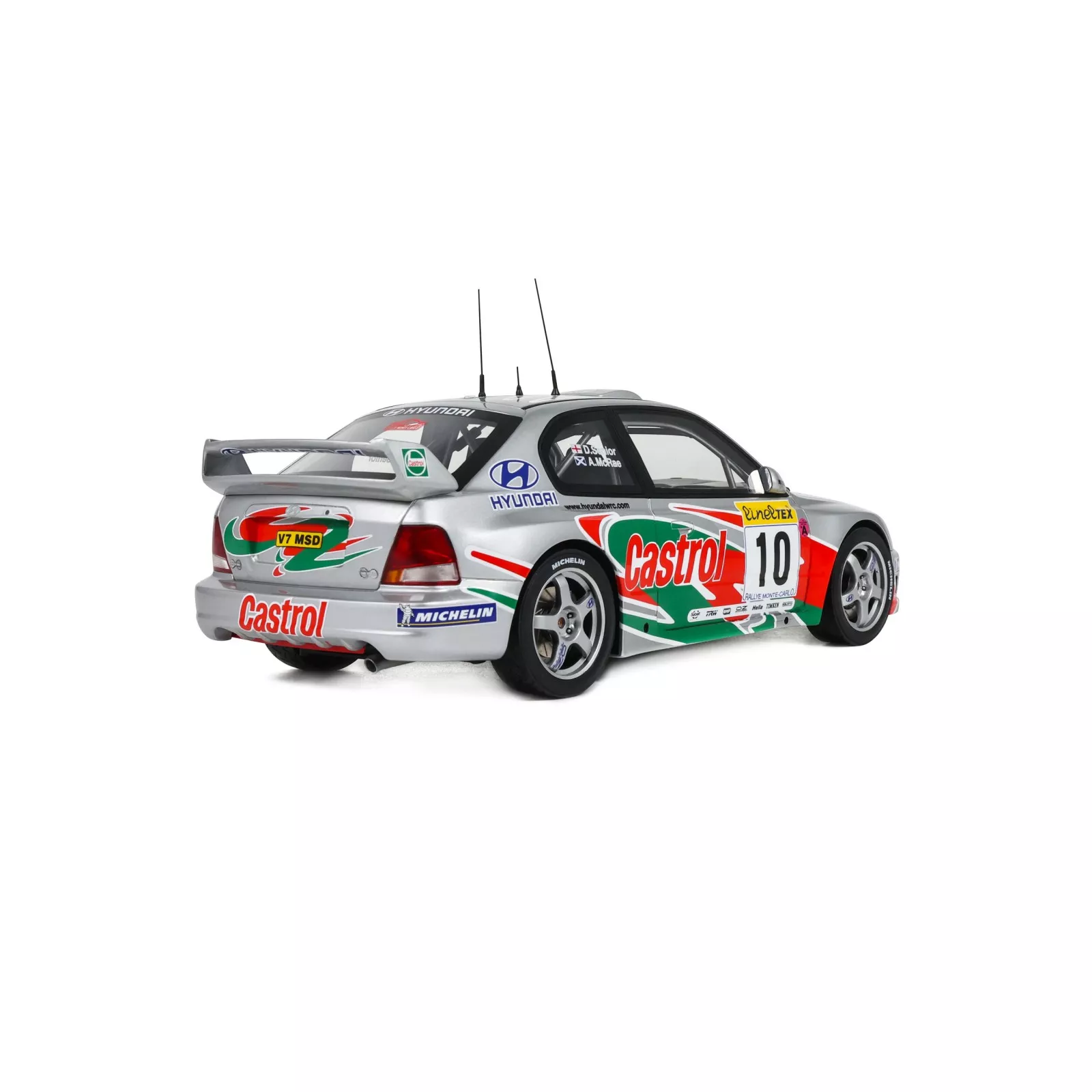 1:18 Otto Mobile - Hyundai Accent WRC Castrol WRT #10 A. McRae/D. Senior Rally Monte Carlo 2001