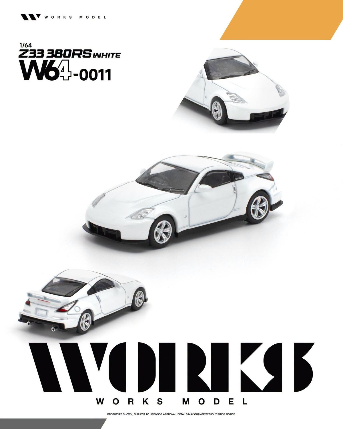 1:64 Works Model - Nissan Z33 380RS, white