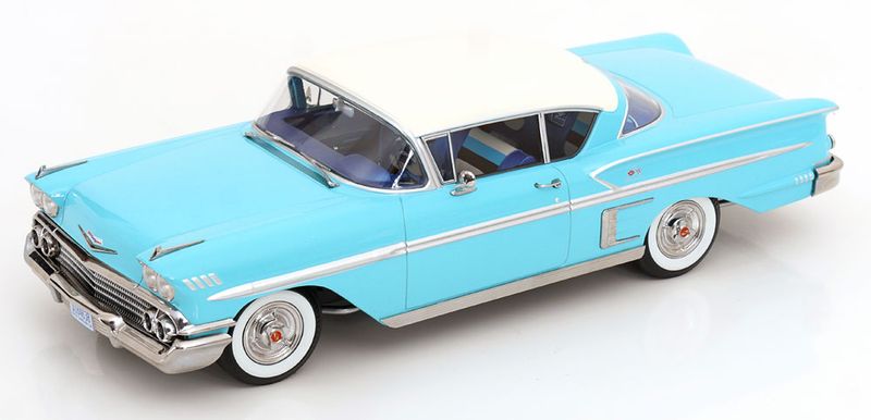 1:18 KK Scale - Chevrolet Bel Air Impala Coupe 1958 türkis/creme 1:18 KK Scale - Chevrolet Bel Air Impala Coupe 1958 türkis/creme