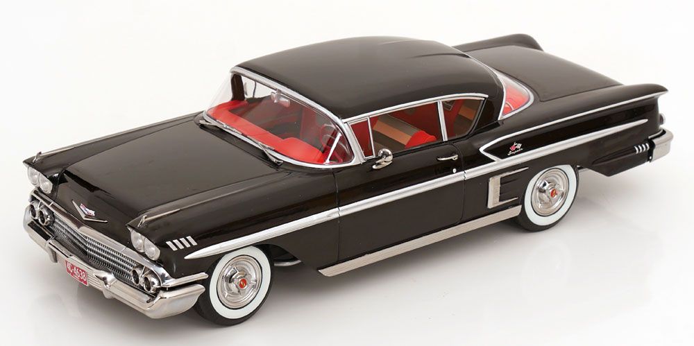 1:18 KK Scale - Chevrolet Bel Air Impala Coupe 1958 schwarz