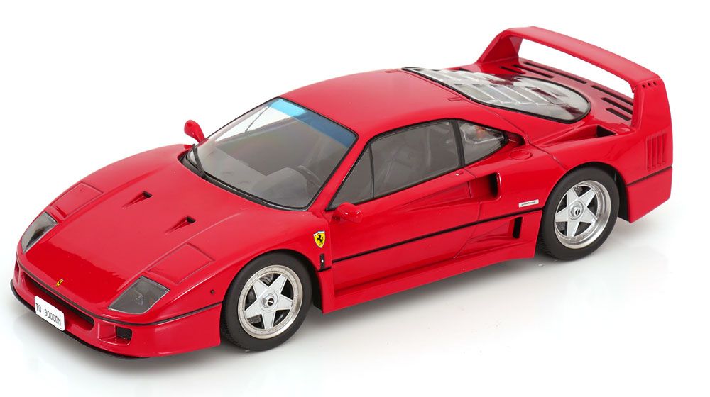 1:18 KK Scale - Ferrari F40 Private Car Gianni Agnellli 1987 rot