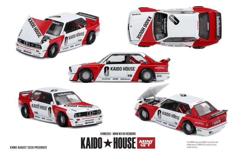 1:64 Mini GT - 1989 BMW M3 (E30) KH Redboro 1:64 Mini GT - 1989 BMW M3 (E30) KH Redboro