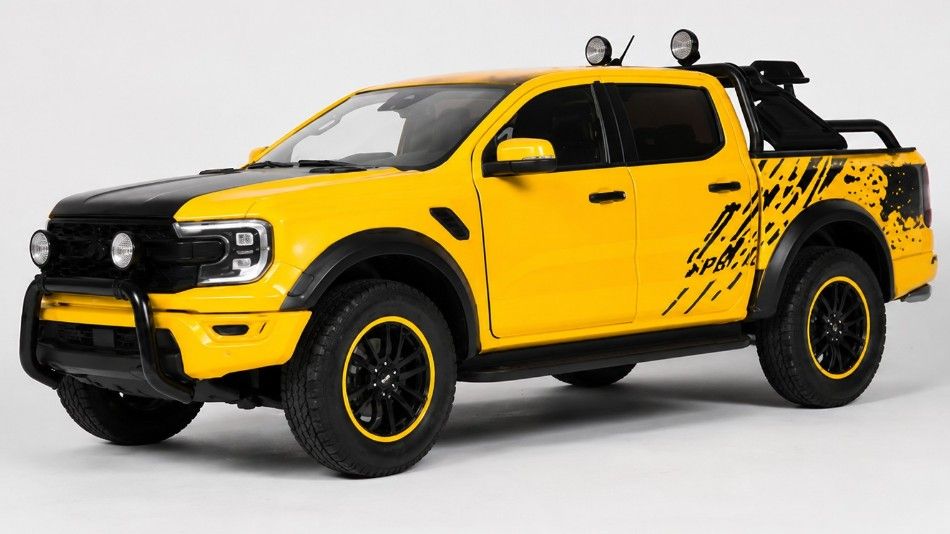 1:18 Solido - 2024 Ford Ranger Raptor Luxe Gelb Metallic