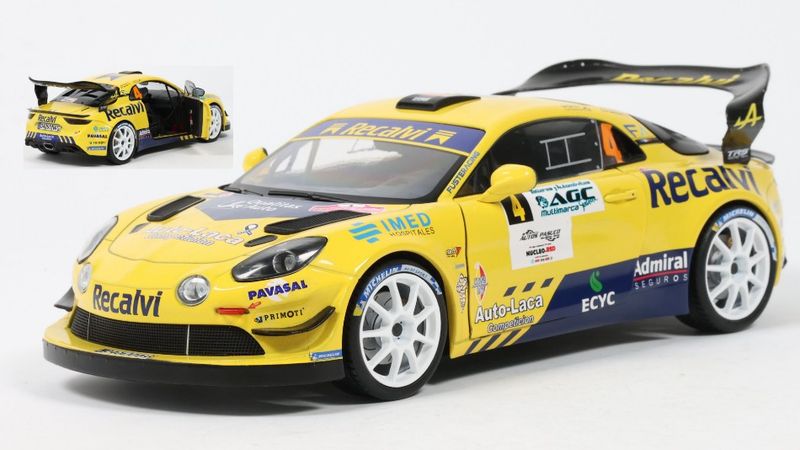 1:18 Solido - Alpine A110 RGT+ #4 Rallye Mont-Blanc 2025 M. Fuster / D. Fuentes