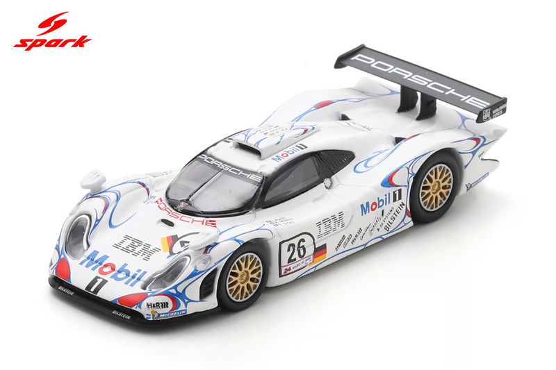 1:64 Spark - Porsche 911 GT1 #26 24h Le Mans 1998 A. McNish / L. Aïello / S. Ortelli – Sieger