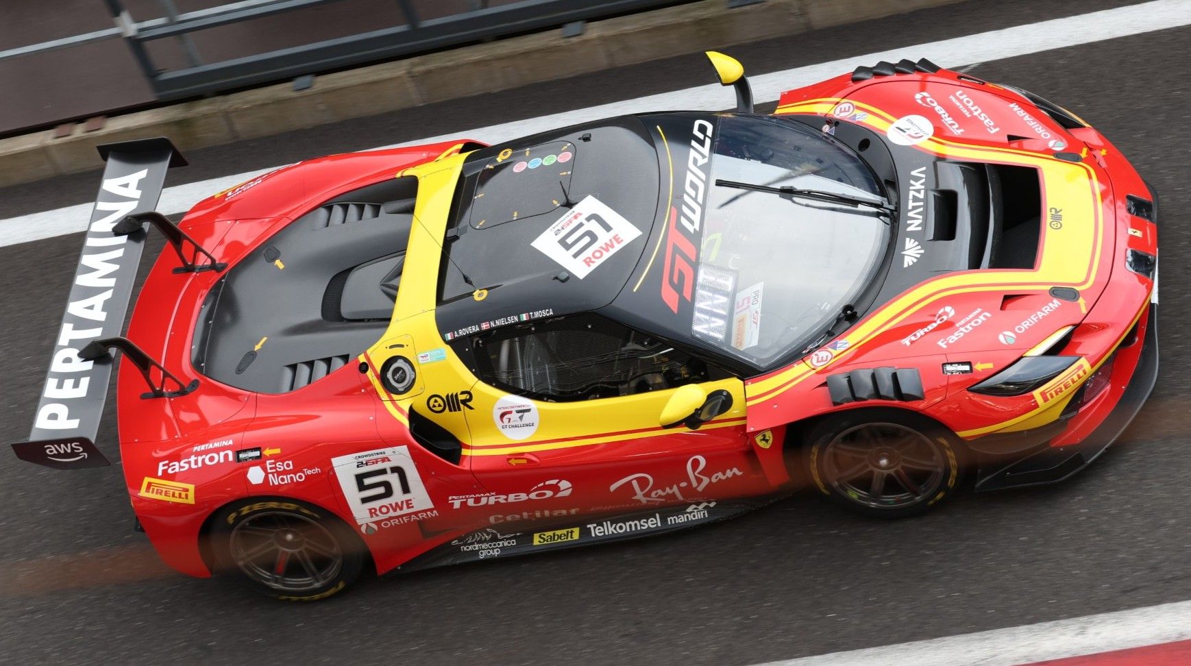 1:43 Looksmart - Ferrari 296 GT3 Evo #51 AF Corse 24h Spa 2026 A. Rovera / N. Nielsen / T. Mosca – 3. Platz