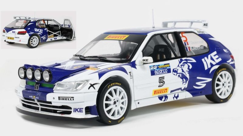 1:18 Solido - Peugeot 306 Maxi #5 Rallylegend 2024 F. Delecour / R. Roche