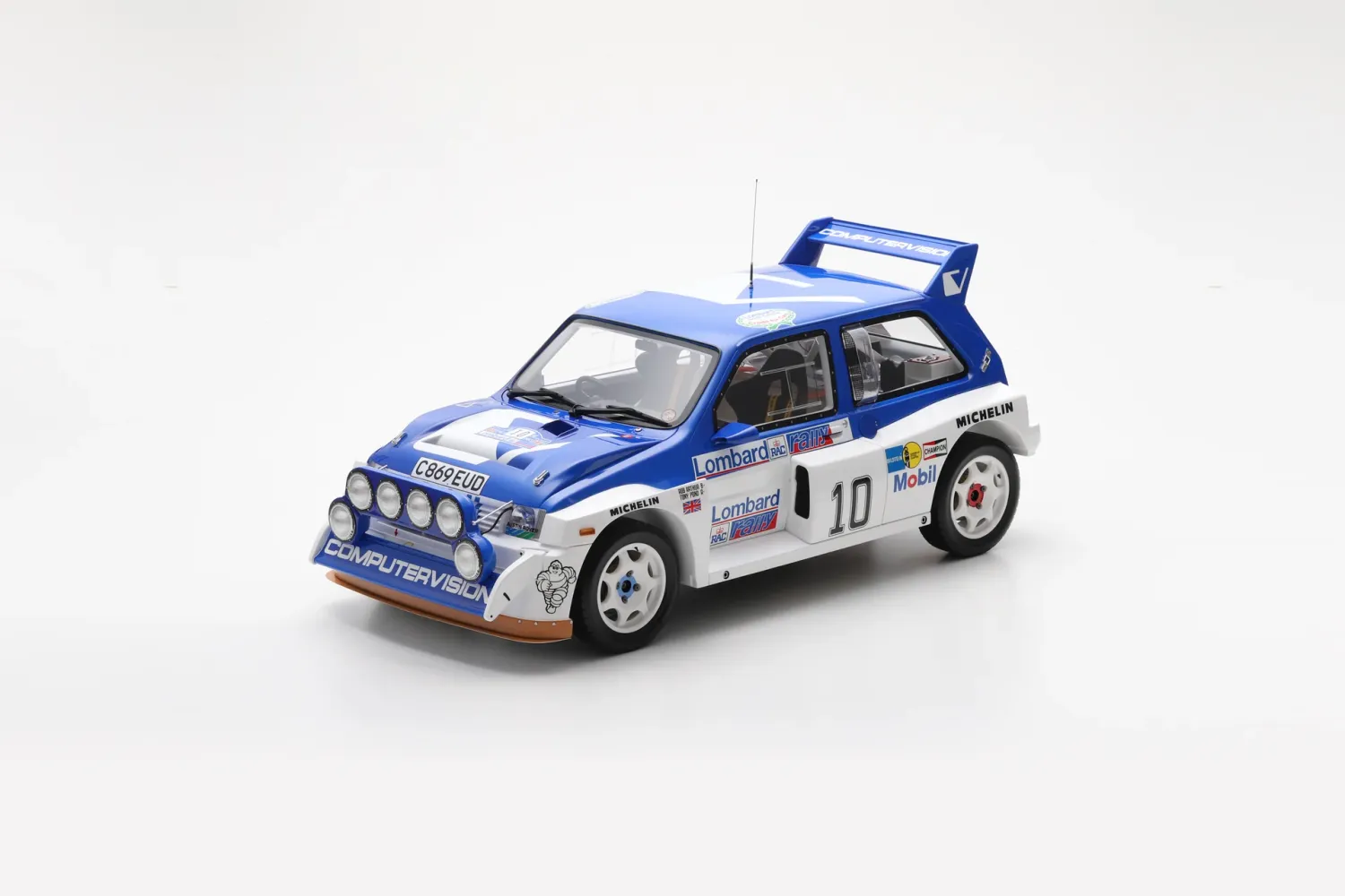1:8 Spark - MG Metro 6R4 #10 RAC Rallye 1985 T. Pond / R. Arthur – 3. Platz