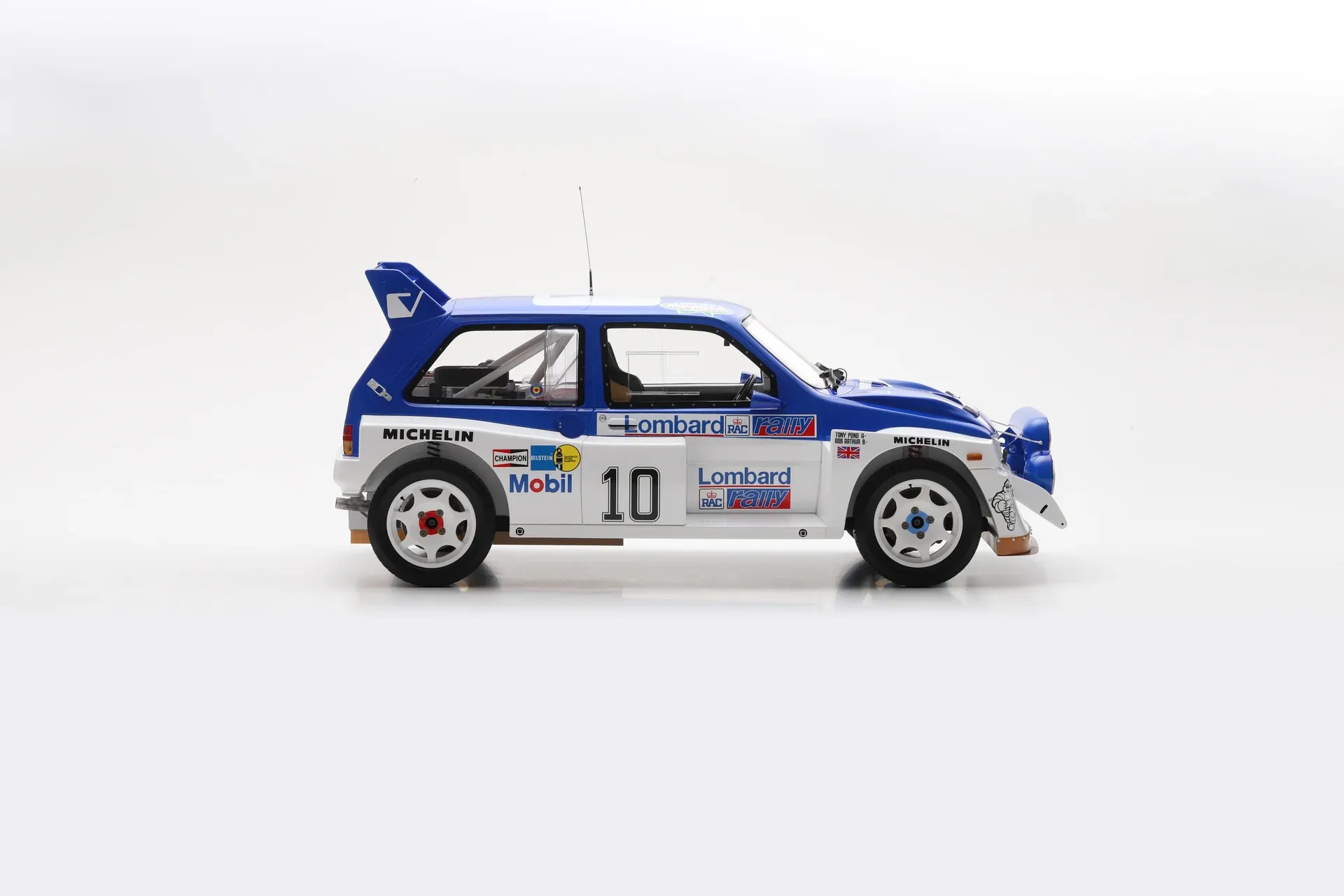 1:8 Spark - MG Metro 6R4 #10 RAC Rallye 1985 T. Pond / R. Arthur – 3. Platz