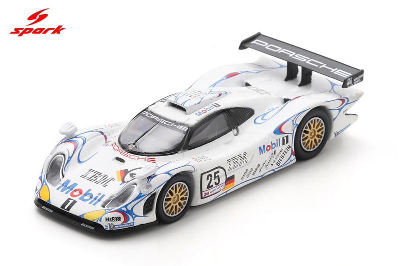 1:64 Spark - Porsche 911 GT1 #25 24h Le Mans 1998 B. Wollek / J. Müller / U. Alzen – 2. Platz