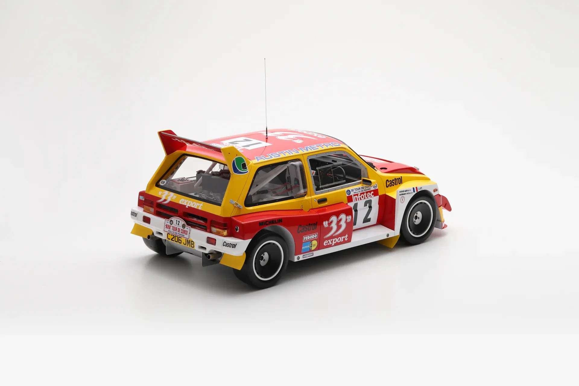 1:8 Spark - MG Metro 6R4 #12 Tour de Corse 1986 D. Auriol / B. Occelli