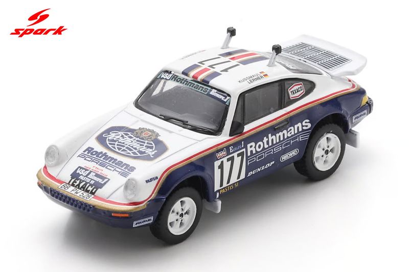 1:64 Spark - Porsche 953 #177 Rallye Paris-Dakar 1984 R. Kussmaul / E. Lerner