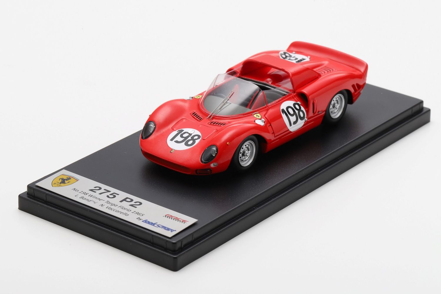 1:43 Looksmart - Ferrari 275 P2 #198 Targa Florio 1965 L. Bandini / N. Vaccarella – Sieger