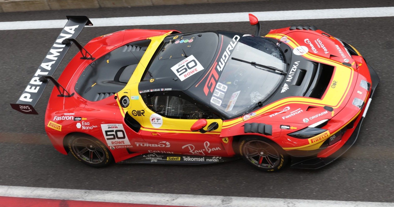 1:43 Looksmart - Ferrari 296 GT3 Evo #50 AF Corse 24h Spa 2026 L. Wadoux / A. Leclerc / S. Gelael – 5. Platz