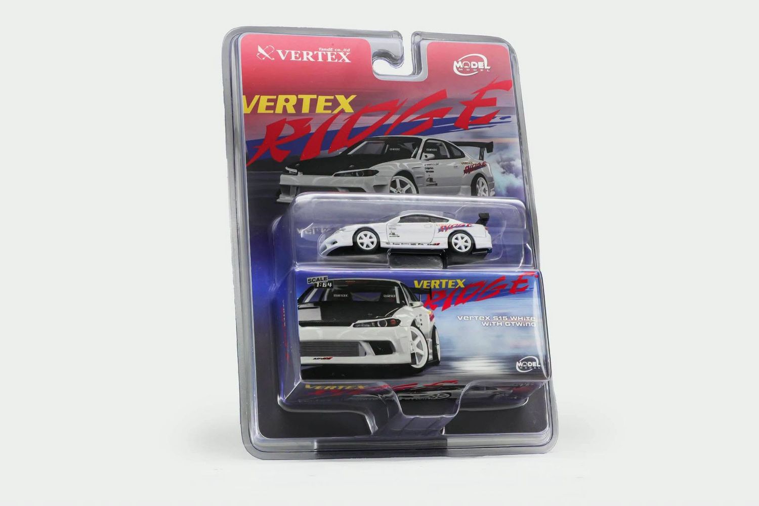1:64 ModelModel - Vertex S15 with GTwing, white