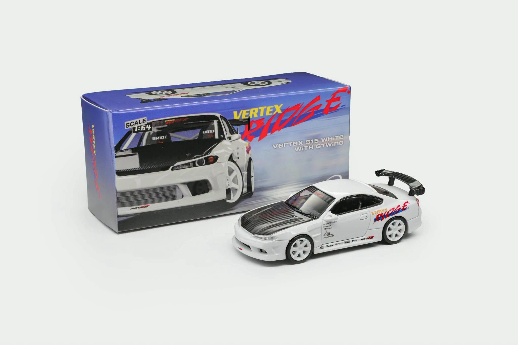 1:64 ModelModel - Vertex S15 with GTwing, white