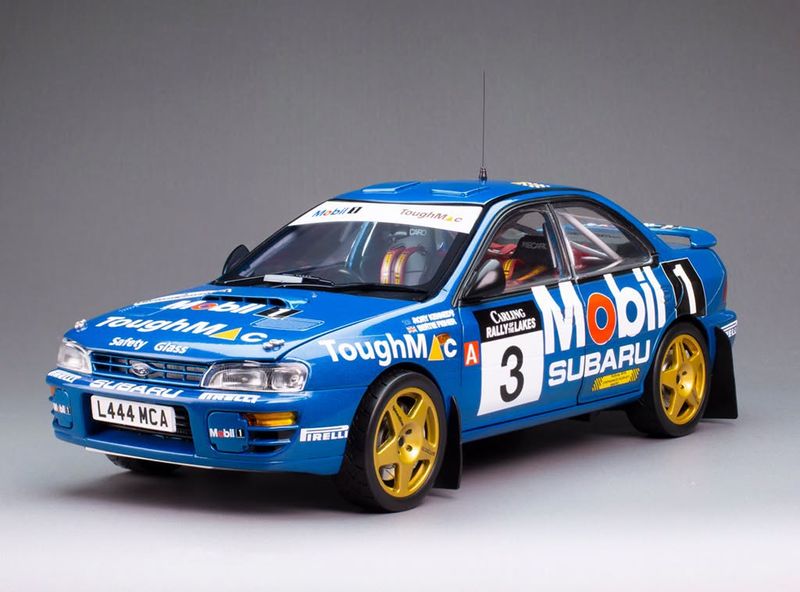 1:18 Sunstar - Subaru Impreza 555 #3 Carling Rally of the Lakes 1994 B. Fisher / R. Kennedy – Sieger 1:18 Sunstar - Subaru Impreza 555 #3 Carling Rally of the Lakes 1994 B. Fisher / R. Kennedy – Sieger
