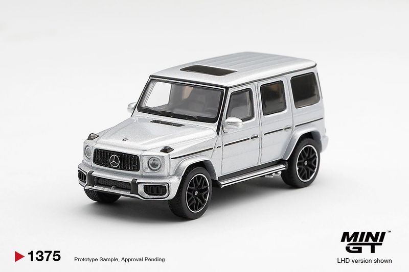1:64 Mini GT - 2022 Mercedes-Benz G63, silver metallic *Blister packaging*
