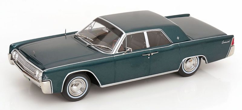1:18 KK Scale - Lincoln Continental Sedan Matrix Reloaded 1963 dunkelgrün-metallic