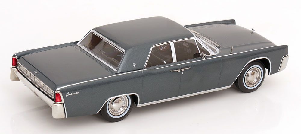 1:18 KK Scale - Lincoln Continental Sedan Marnie 1963 graumetallic