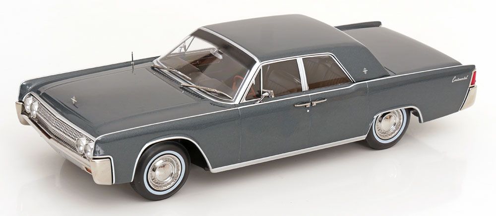 1:18 KK Scale - Lincoln Continental Sedan Marnie 1963 graumetallic