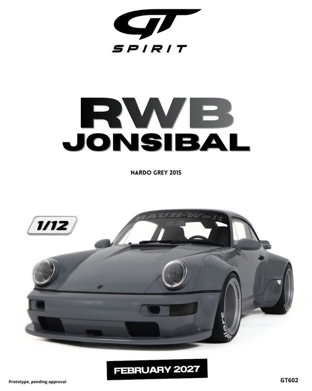 1:12 GT Spirit - 2015 Porsche 911 (964) RWB Jonsibal Coupé Grau 1:12 GT Spirit - 2015 Porsche 911 (964) RWB Jonsibal Coupé Grau