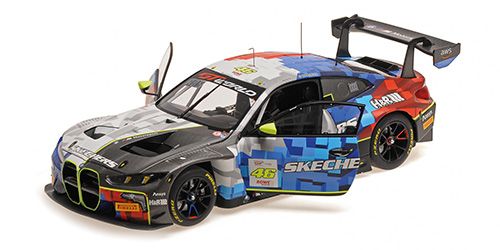1:18 Minichamps - BMW M4 GT3 Evo #46 Team WRT GTWC Misano Race 1 2025 V. Rossi / R. Marciello – Sieger