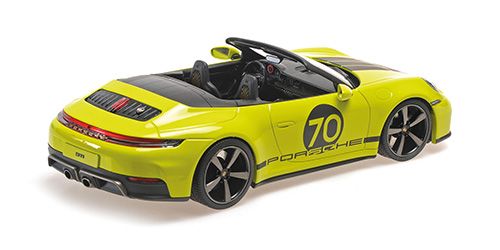 1:18 Minichamps - 2025 Porsche 911 (992.2) Carrera GTS Cabriolet Spirit 70 Green