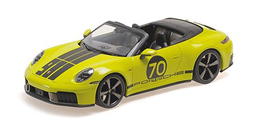 1:18 Minichamps - 2025 Porsche 911 (992.2) Carrera GTS Cabriolet Spirit 70 Green