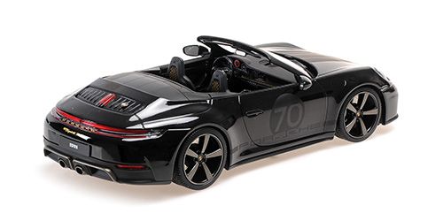 1:18 Minichamps - 2025 Porsche 911 (992.2) Carrera GTS Cabriolet Spirit 70 Black