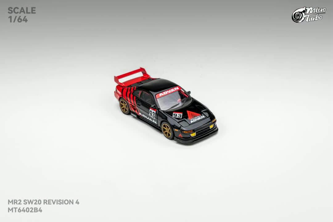 1:64 Microturbo - Custom MR2 *Advan*, black/red