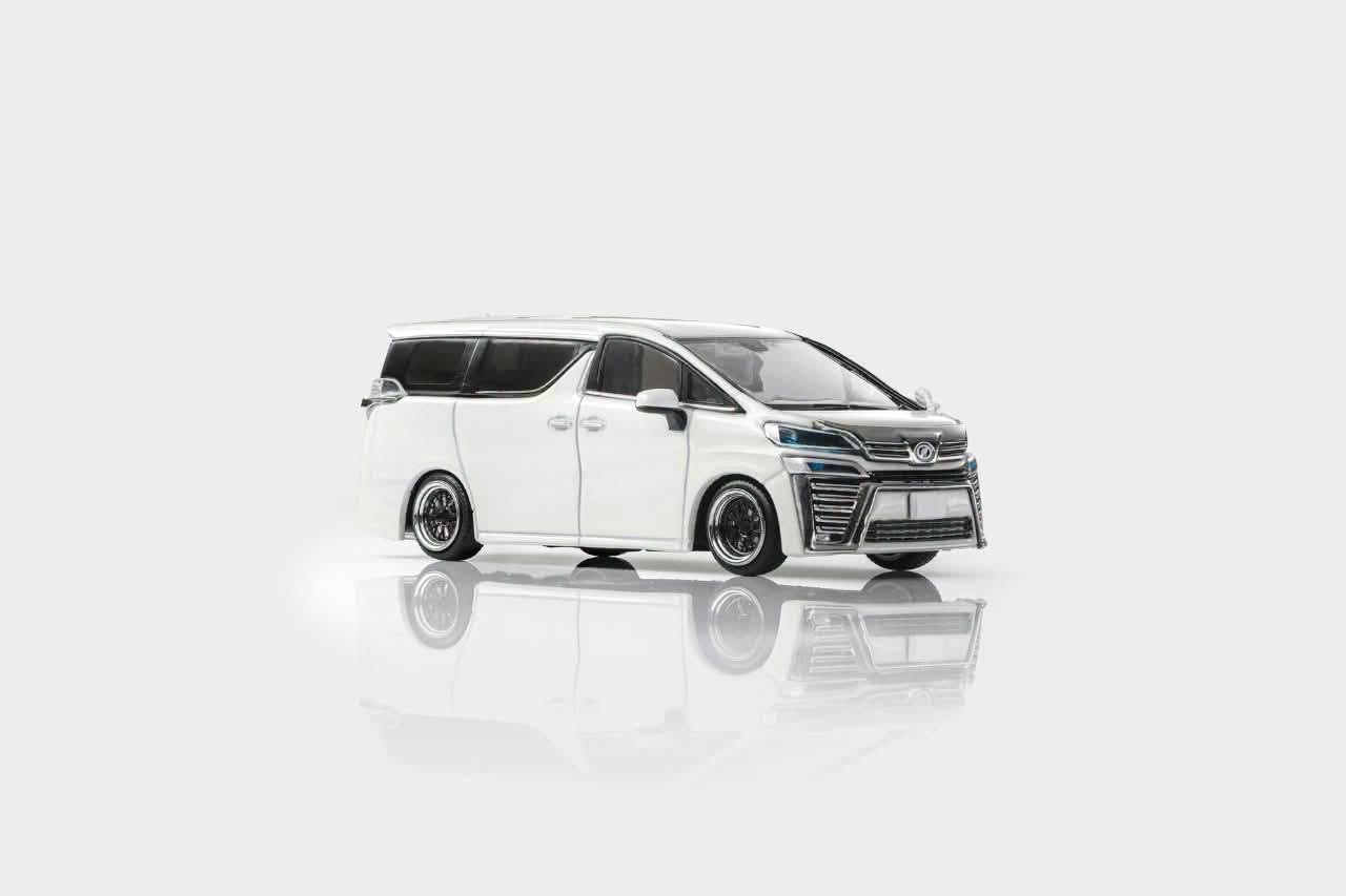 1:64 ModelModel - Toyota Vellfire H30W Customized Version, white