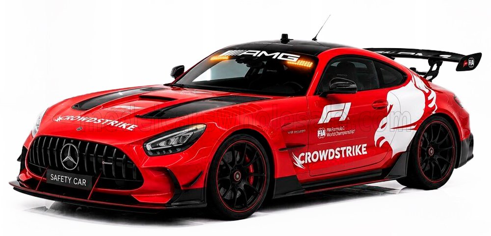 1:18 Minichamps - 2026 Mercedes-Benz AMG GT Black Series F1 Safety Car CrowdStrike B. Mayländer