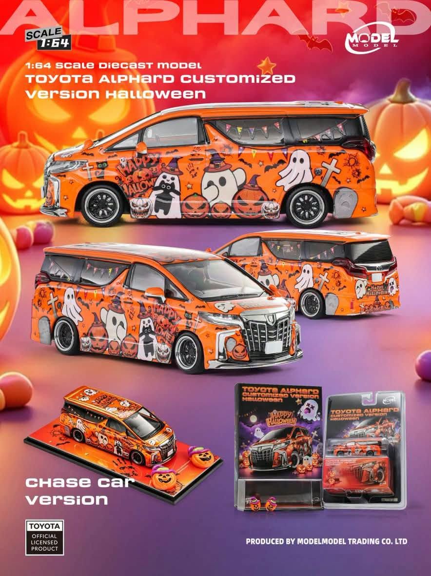1:64 ModelModel - Toyota Alphard Customized Version *Halloween* 1:64 ModelModel - Toyota Alphard Customized Version *Halloween*