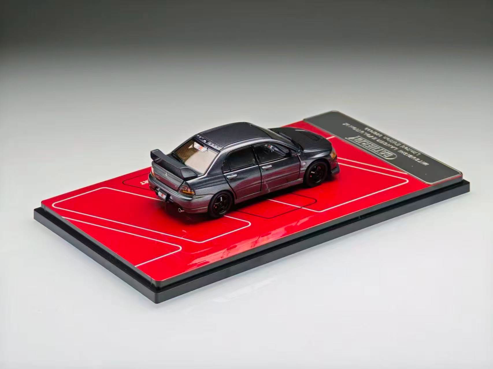 1:43 Gather Joy - 2003 Mitsubishi Lancer Evo IX Ralliart Chengdu Motor Show 2026 Grey Metallic