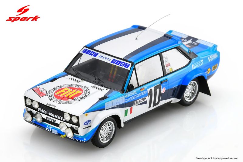1:43 Spark - Fiat 131 Abarth #10 Rallye Monte Carlo 1980 W. Röhrl / C. Geistdörfer – Sieger 1:43 Spark - Fiat 131 Abarth #10 Rallye Monte Carlo 1980 W. Röhrl / C. Geistdörfer – Sieger
