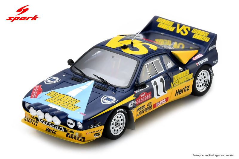 1:43 Spark - Lancia 037 Rally #11 Rallye Sanremo 1984 F. Tabaton / L. Tedeschini 1:43 Spark - Lancia 037 Rally #11 Rallye Sanremo 1984 F. Tabaton / L. Tedeschini