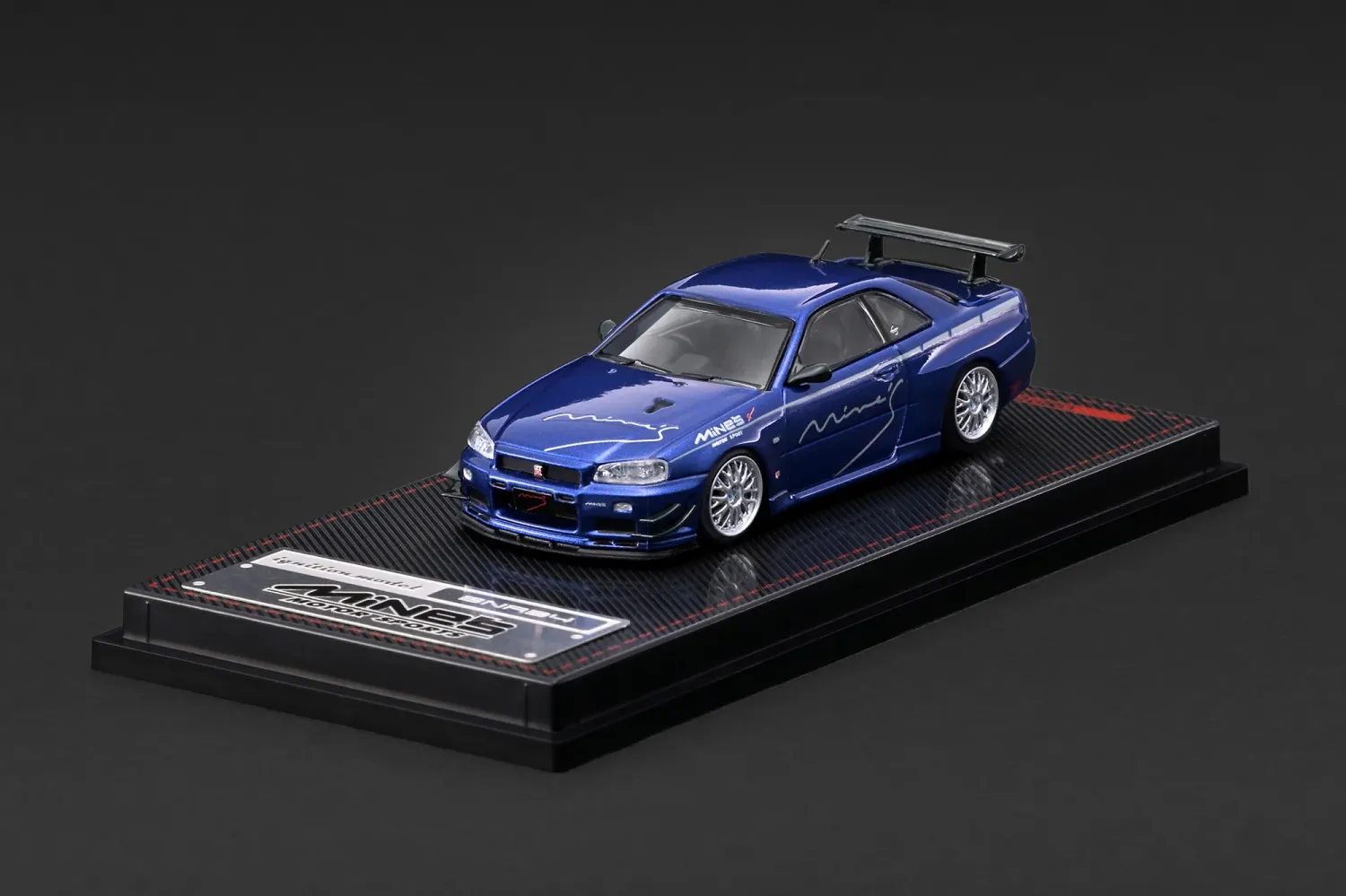 1:64 Ignition - Nissan Skyline GT-R Mine's (R34), blue metallic