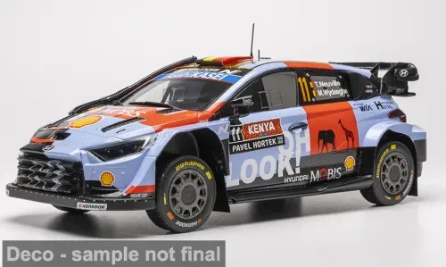 1:43 Ixo - Hyundai i20 N Rally1 #11 Safari Rallye Kenia 2026 T. Neuville / M. Wydaeghe